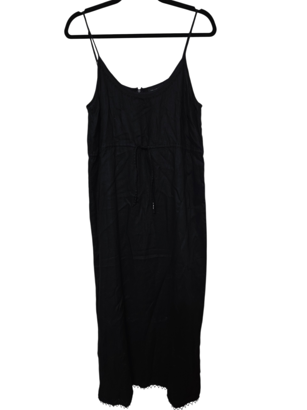The Limited Linen Maxi Dress Black Size 14